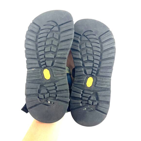 CHACO Z/1 Classic Terreno Unaweep Iris Blue Green Vibram Size 9 Womens Toe Loop - Picture 4 of 5